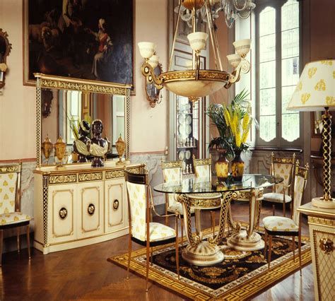 versace furniture catalogue|Versace dining room furniture.